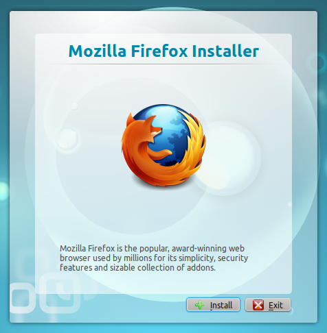 Firefox installer