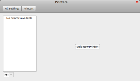 Gnome add new printer