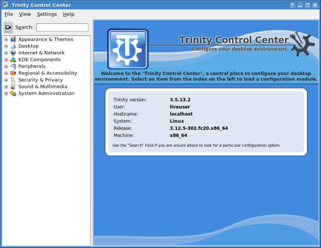 Trinity Control Center