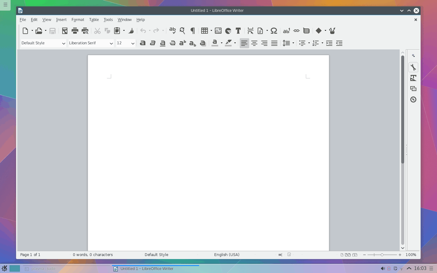 New LibreOffice