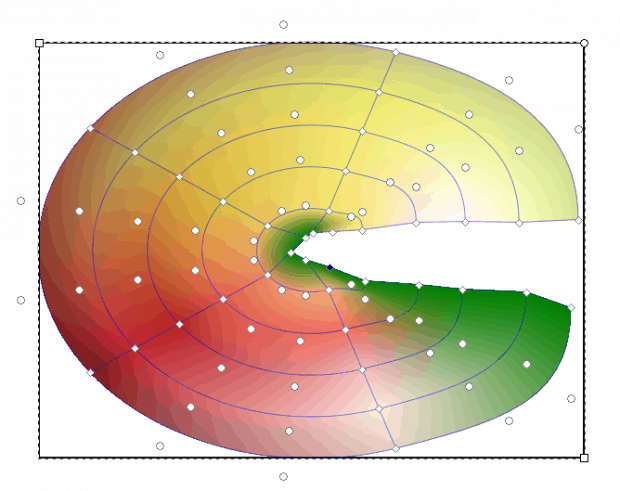 inkscape gradient mesh